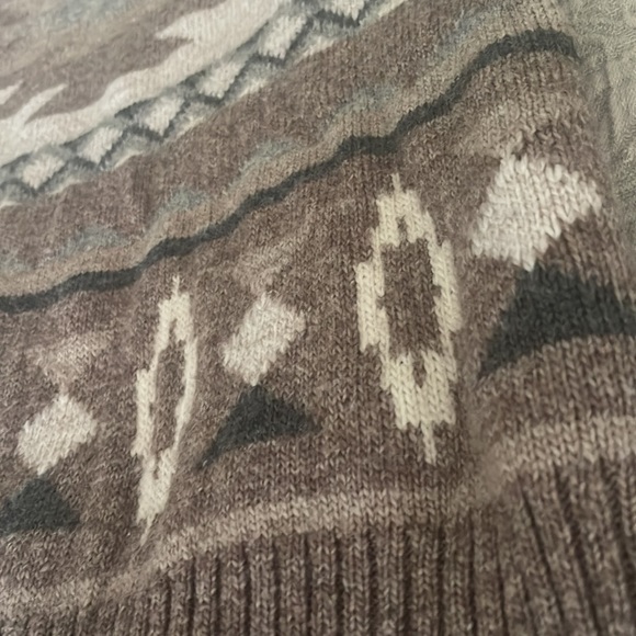 American Eagle Aztec Wool Blend Sweater | Extra Small - Picture 4 of 7